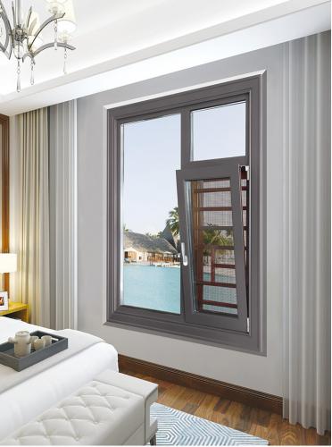 100斷橋平框窗紗一體-GT19008